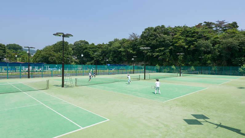 市民運動公園 テニスコートの写真