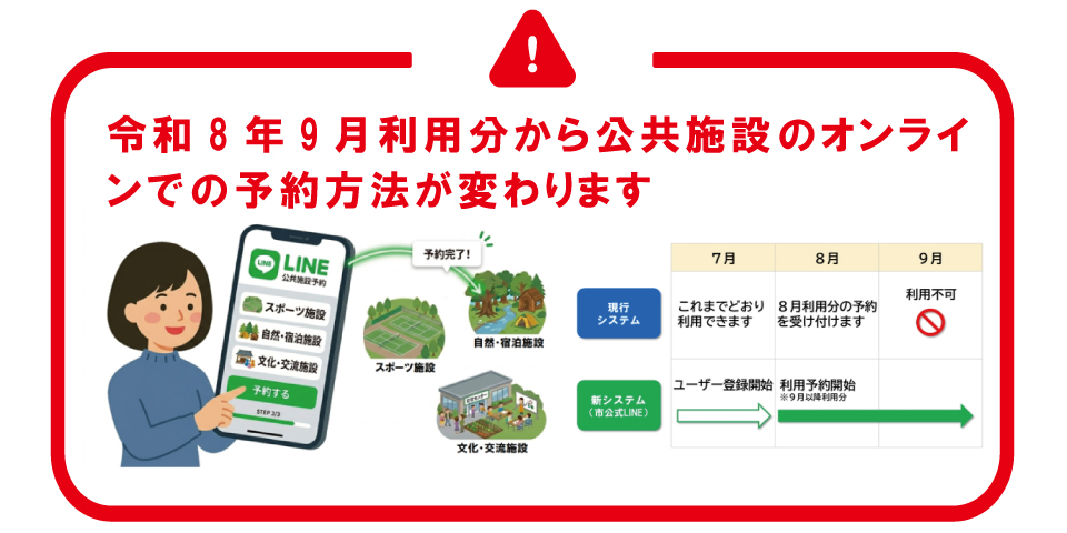 予約システム移行のご案内